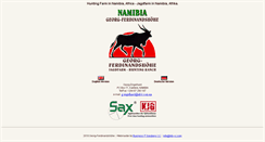 Desktop Screenshot of jagdfarm-namibia.de