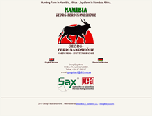 Tablet Screenshot of jagdfarm-namibia.de